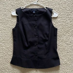 Button Tailored Ann Taylor Vest